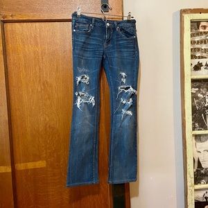 Vigoss Flared Ripped Jeans